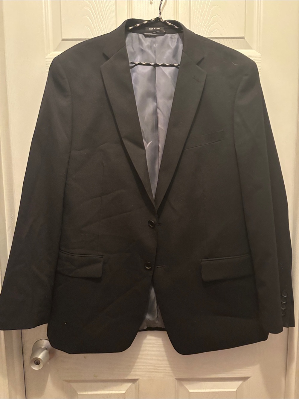 Claiborne Men's Black Two-Button Suit Jacket